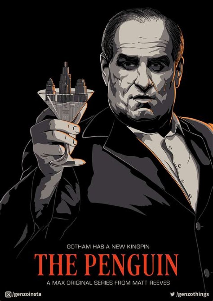 A poster of The Penguin in 'Gotham Knights'