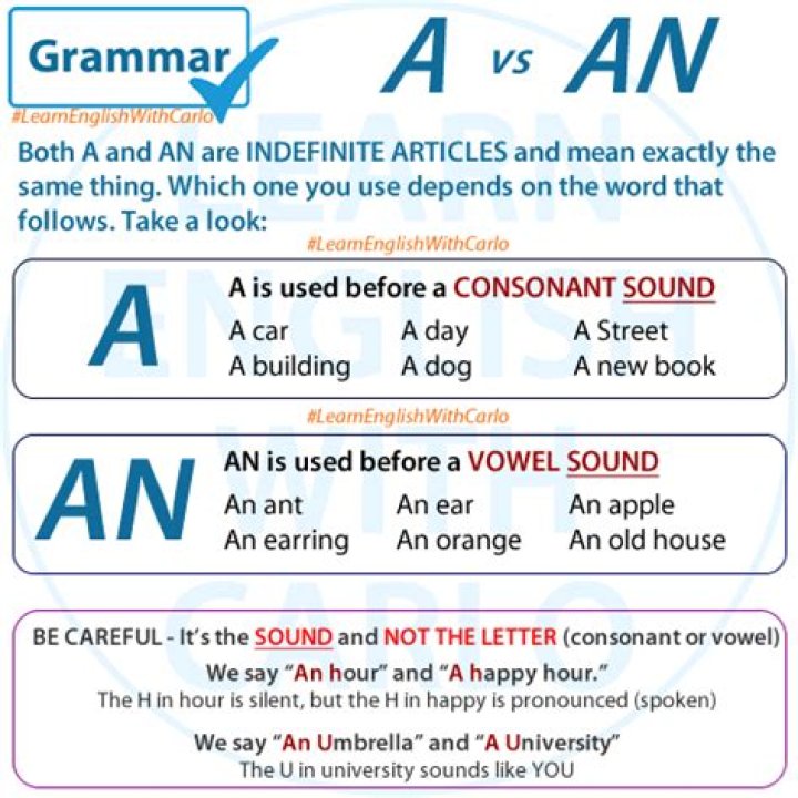 an