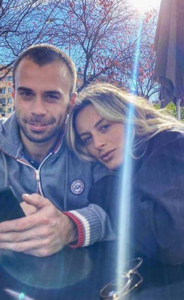 Ana Bogdan with her boyfriend