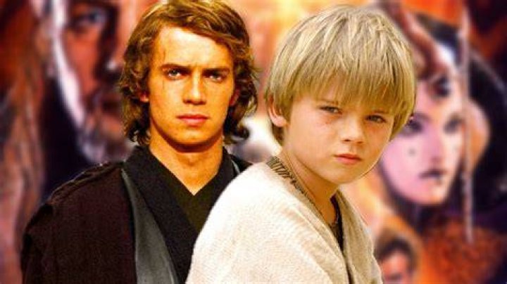 Anakin Skywalker (Hayden Christensen) and Ahsoka Tano (Arianna Greenblatt) share a look on the battlefield in 'Ahsoka' episode five. 