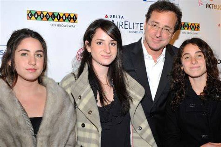 Bob Saget with his children