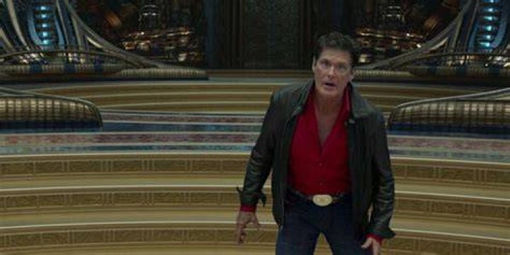 David Hasselhoff in guardians of the galaxy