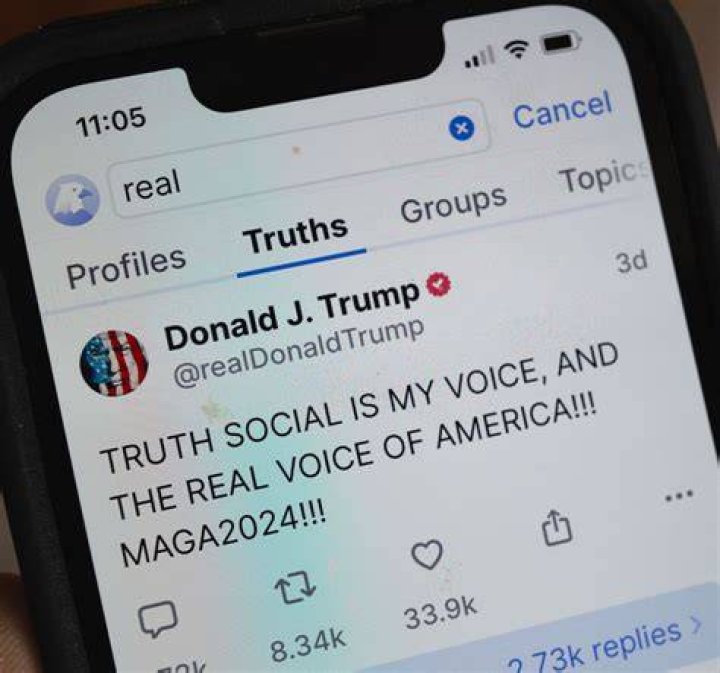 Donald Trump Truth Social post