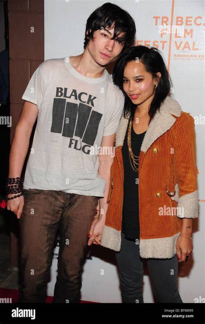 Ezra Miller and Zo&euml; Kravitz