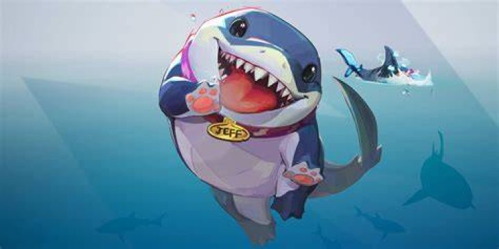 Jeff the Land Shark recreates the Nirvana baby album cover