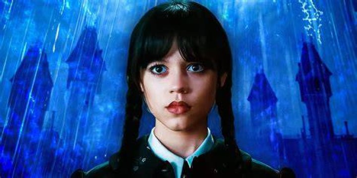 Jenna Ortega as Wednesday and Goody Addams in 'Wednesday'.