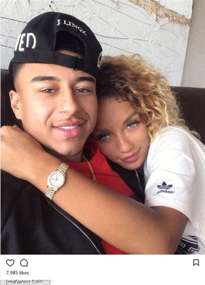 Jesse Lingard and Jena Fumes
