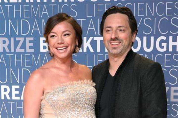Nicole Shanahan and Sergey Brin