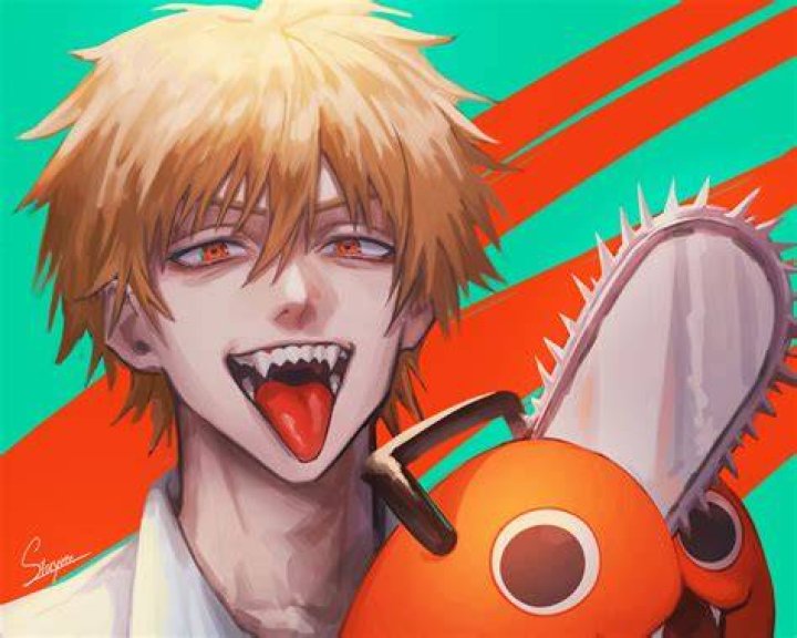 Pochita and Denji from Chainsaw Man