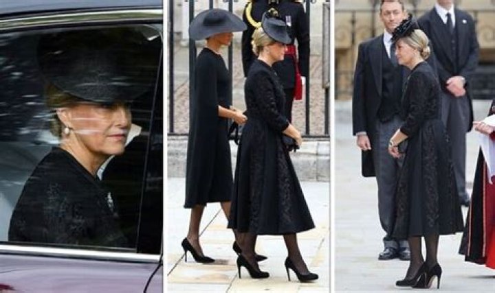 Montserrat Caballé funeral pictures 3 Queen Sophie arrived to pay her respects to the singer