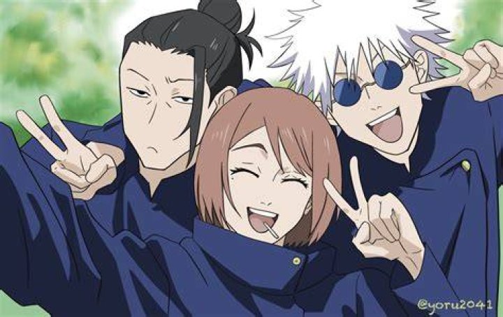 Shoko, Gojo, and Geto being best buddies in Jujutsu Kaisen