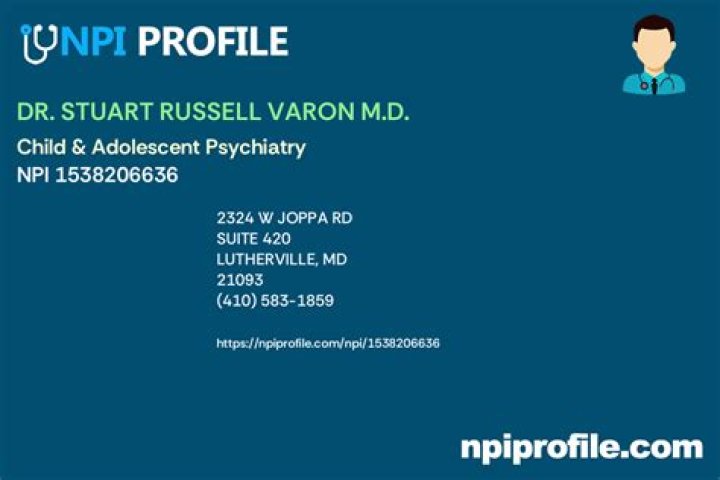 Stuart Varon, MD, Psychiatry, Lutherville, MD
