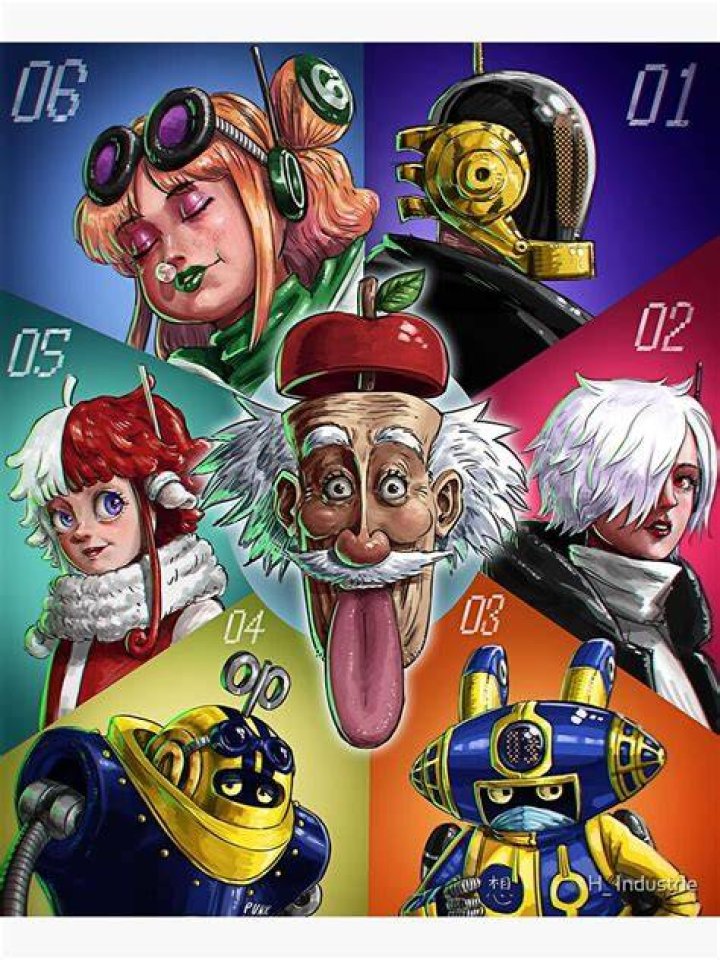 The 6 satellites of Vegapunk One Piece