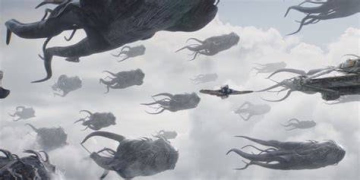 The Purrgil travel through the void to another galaxy in 'Ahsoka' episode 6