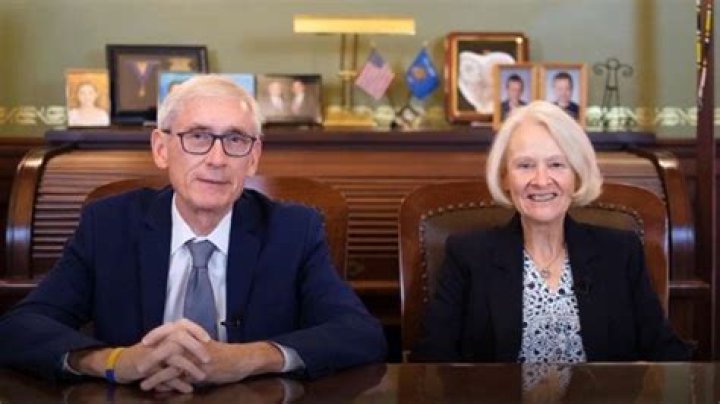 Tony Evers and Wife Kathy Evers